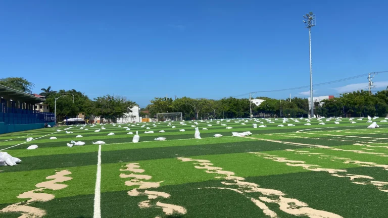 Puerto Colombia Atlantico Cancha Carlos Bacca Área 5302 m2 Sistema última generación grama más shockPad